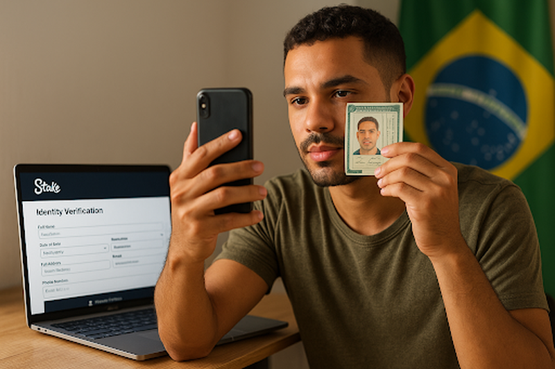 Como verificar minha identidade na Stake